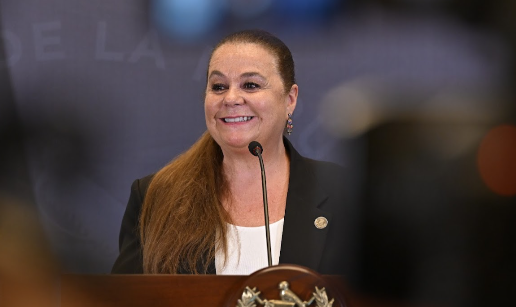 La ministra de Educación compartió logros en materia de tecnología, lectura y expansión de la educación. (Foto: Álvaro Interiano)