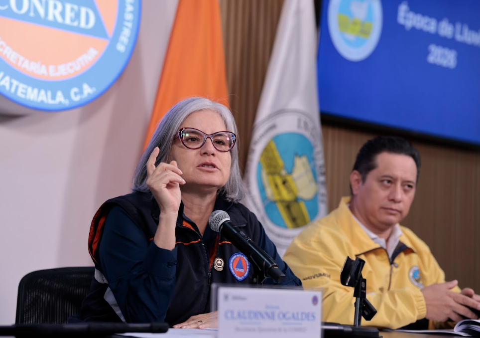 Conred gestiona atención ante posibles emergencias por lluvias./Foto: Analí Camey,