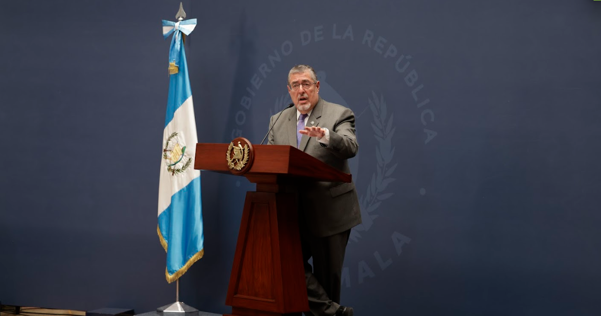 Presidente Arévalo en la ronda. / Foto: Dickens Zamora