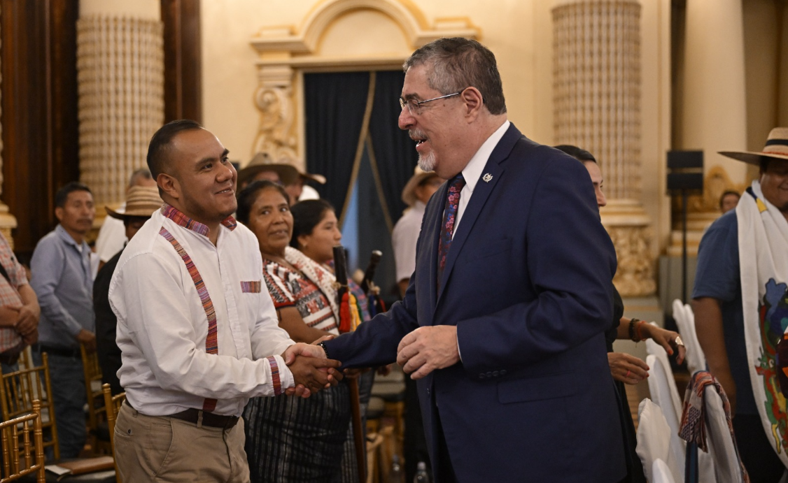 Presidente Arévalo lidera la vigesimoquinta Asamblea de Diálogo Nacional con Autoridades Indígenas y Ancestrales