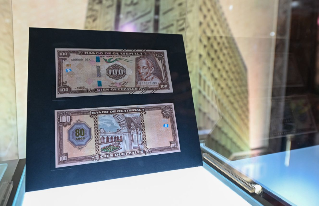 Ya puedes obtener tu billete conmemorativo de 100 quetzales