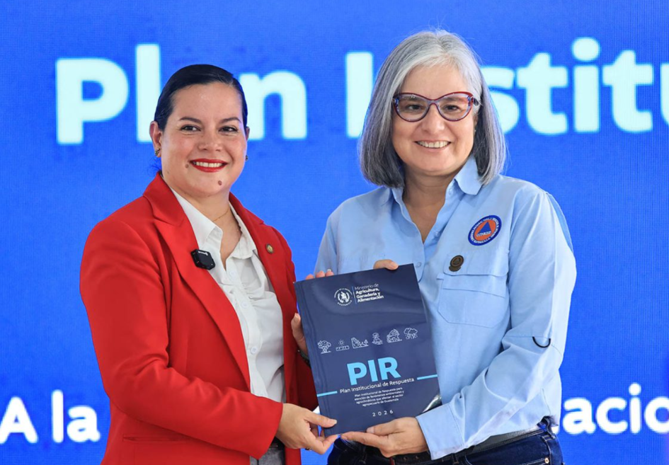 MAGA entrega PIR 2026 a Conred./Foto: MAGA.