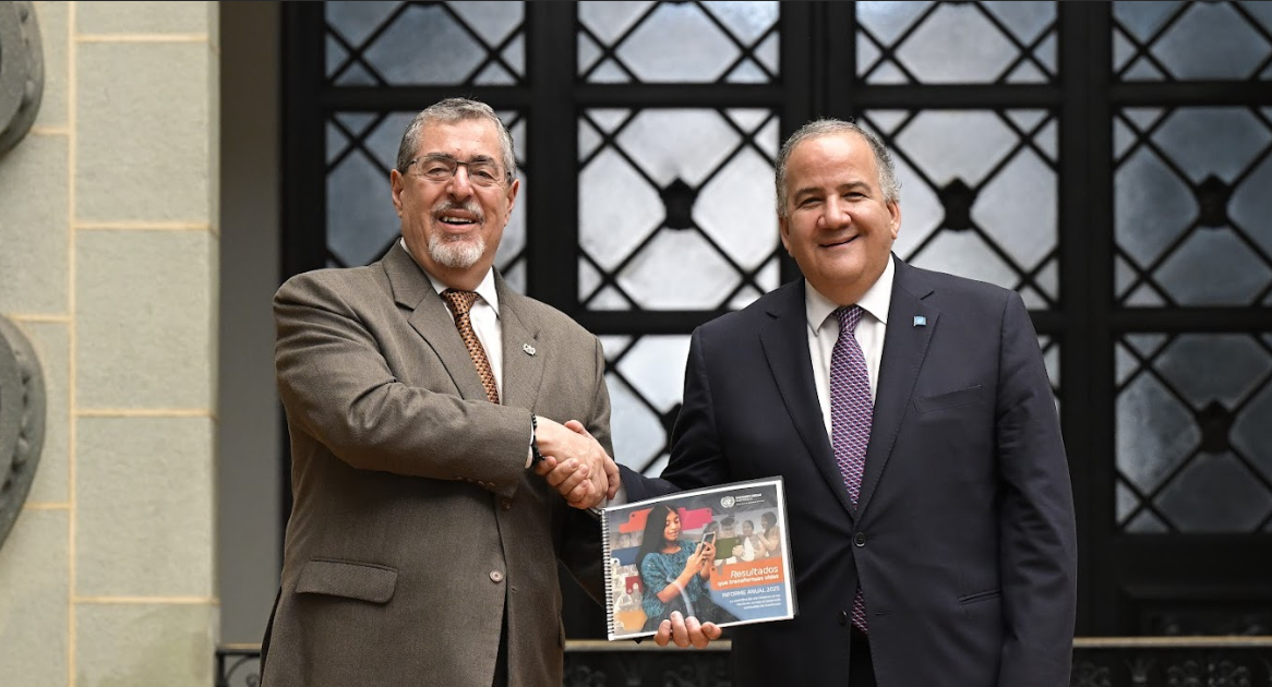 Presidente Bernardo Arévalo recibe Informe de Resultados de la ONU