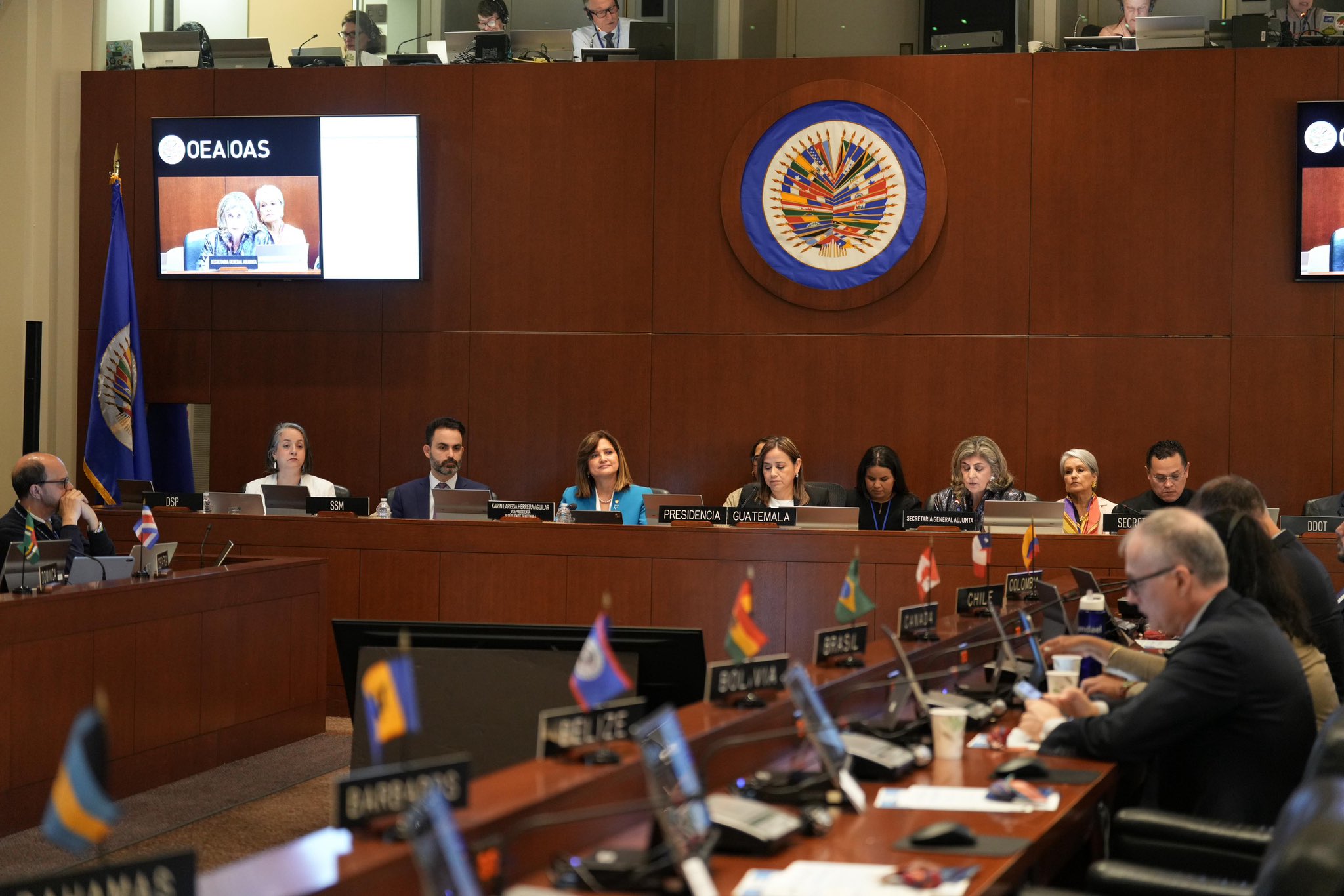 Vicepresidenta destaca acciones de cooperación para la prevención de los riesgos asociados a la trata. / Foto: Vicepresidencia de la República.