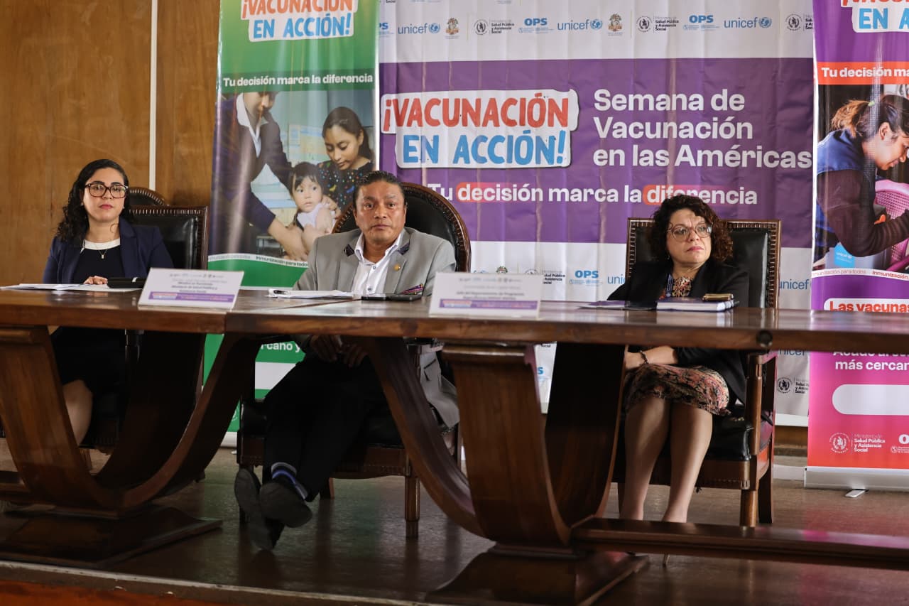 Semana de Vacunación en las Américas prevé administrar más de 300 mil dosis a la población