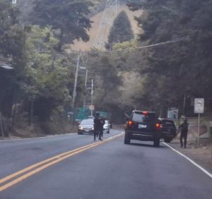 El operativo tuvo lugar en una carretera del municipio. / Foto: PNC.