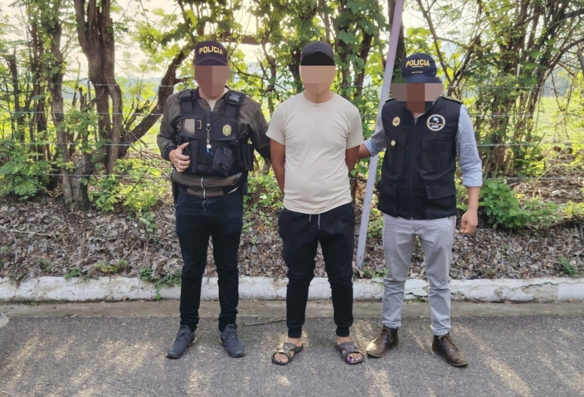 Capturado por asesinato de estudiante en Santa Rosa. / Foto: PNC.