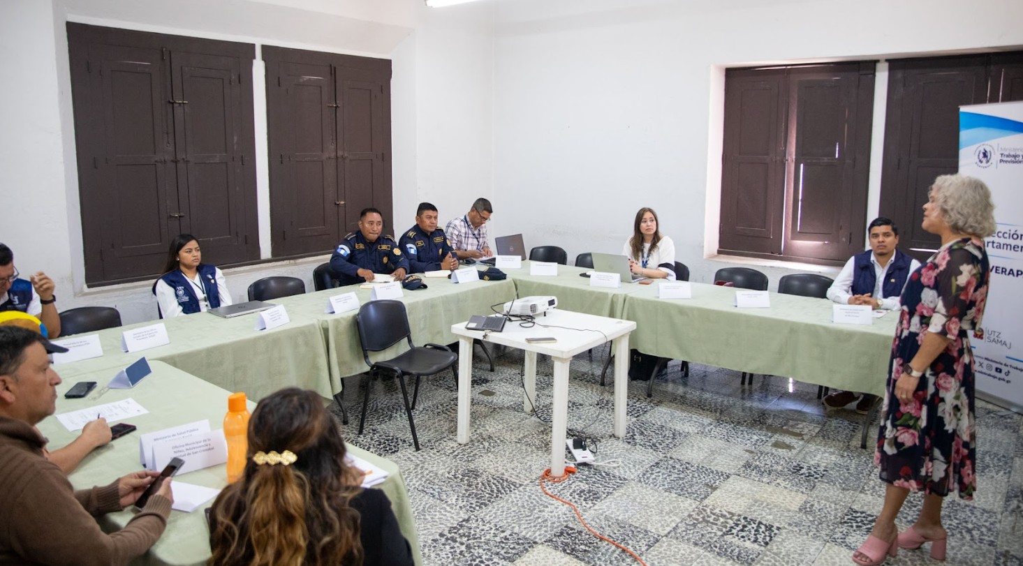 Alta Verapaz fortalece acciones para la prevención del trabajo infantil en reunión del Codepeti