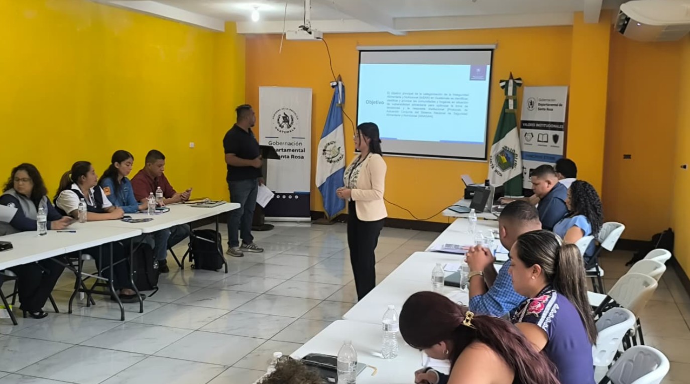 Sesan socializa avances en temas de seguridad alimentaria para Santa Rosa