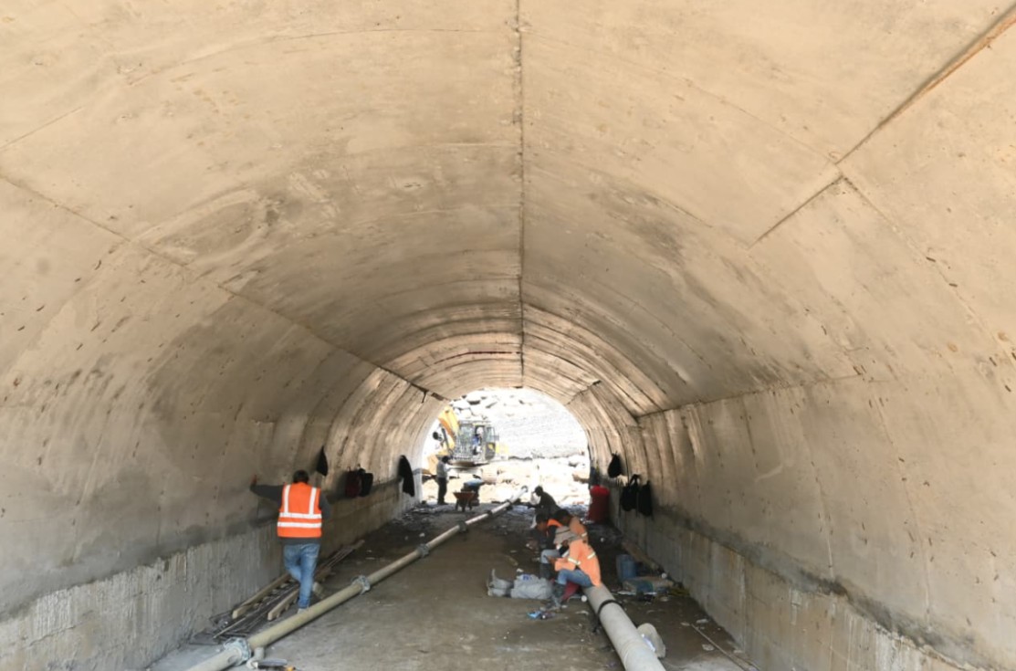 Avanzan trabajos de construcción en bóveda del km 189 de la ruta CITO-180