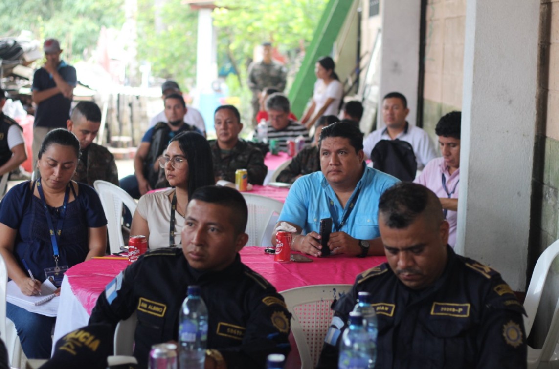 Gabinete Departamental de Seguridad fortalece coordinación operativa en Suchitepéquez