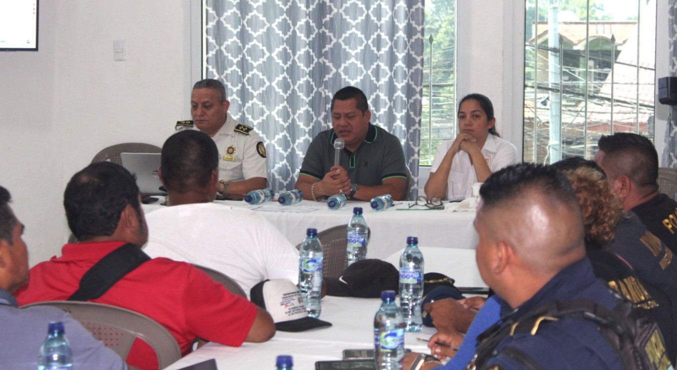 Gabinete de Seguridad de Suchitepéquez se reúne en San Pablo Jocopilas