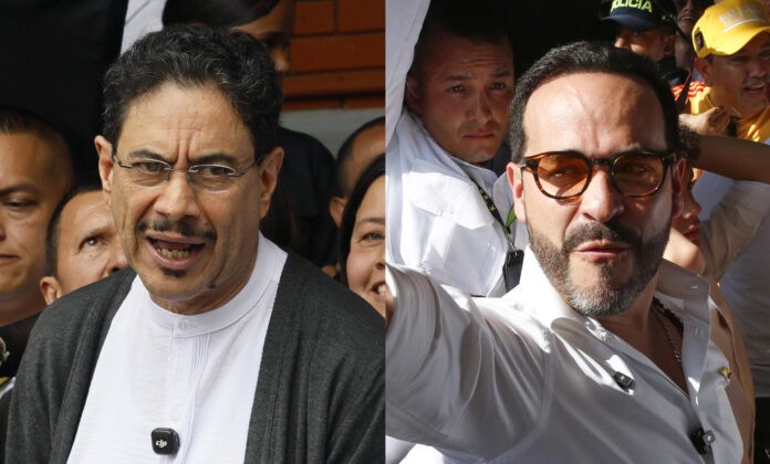 El izquierdista Iván Cepeda y el ultraderechista Abelardo de la Espriella disputarán la segunda vuelta electoral por la Presidencia de Colombia. /Foto: EFE