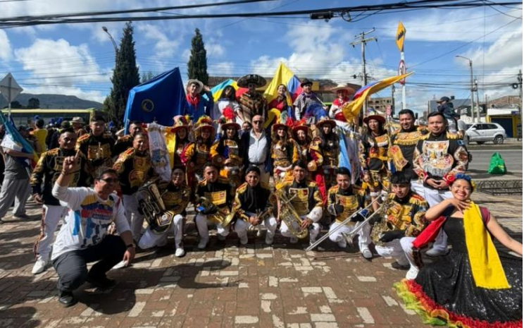 Banda Independiente Latina Pahulá, del municipio de San Cristóbal Totonicapán,
