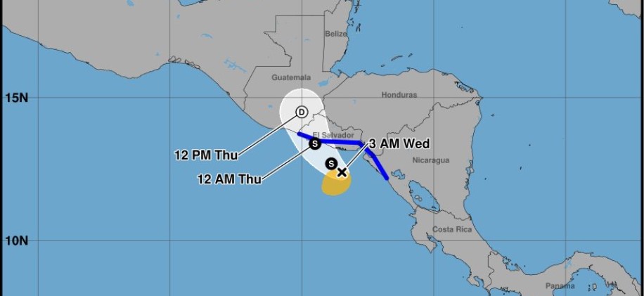 La tormenta tropical Cristina continúa causando lluvias en algunos sectores del país