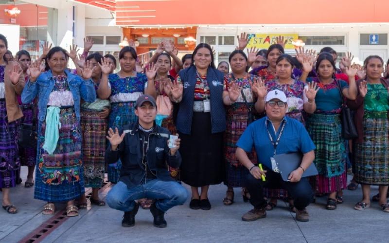 123 mujeres de Tajumulco, San Marcos, se graduaron con la Beca Social de Capacitación Productiva