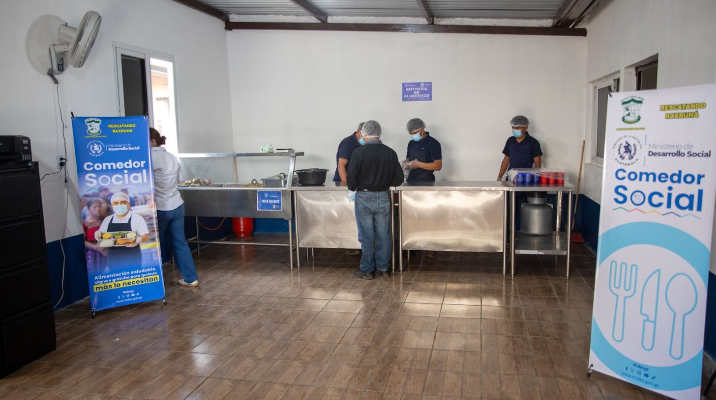 Alta Verapaz amplía acciones de seguridad alimentaria con apertura de Comedor Social en Raxruhá