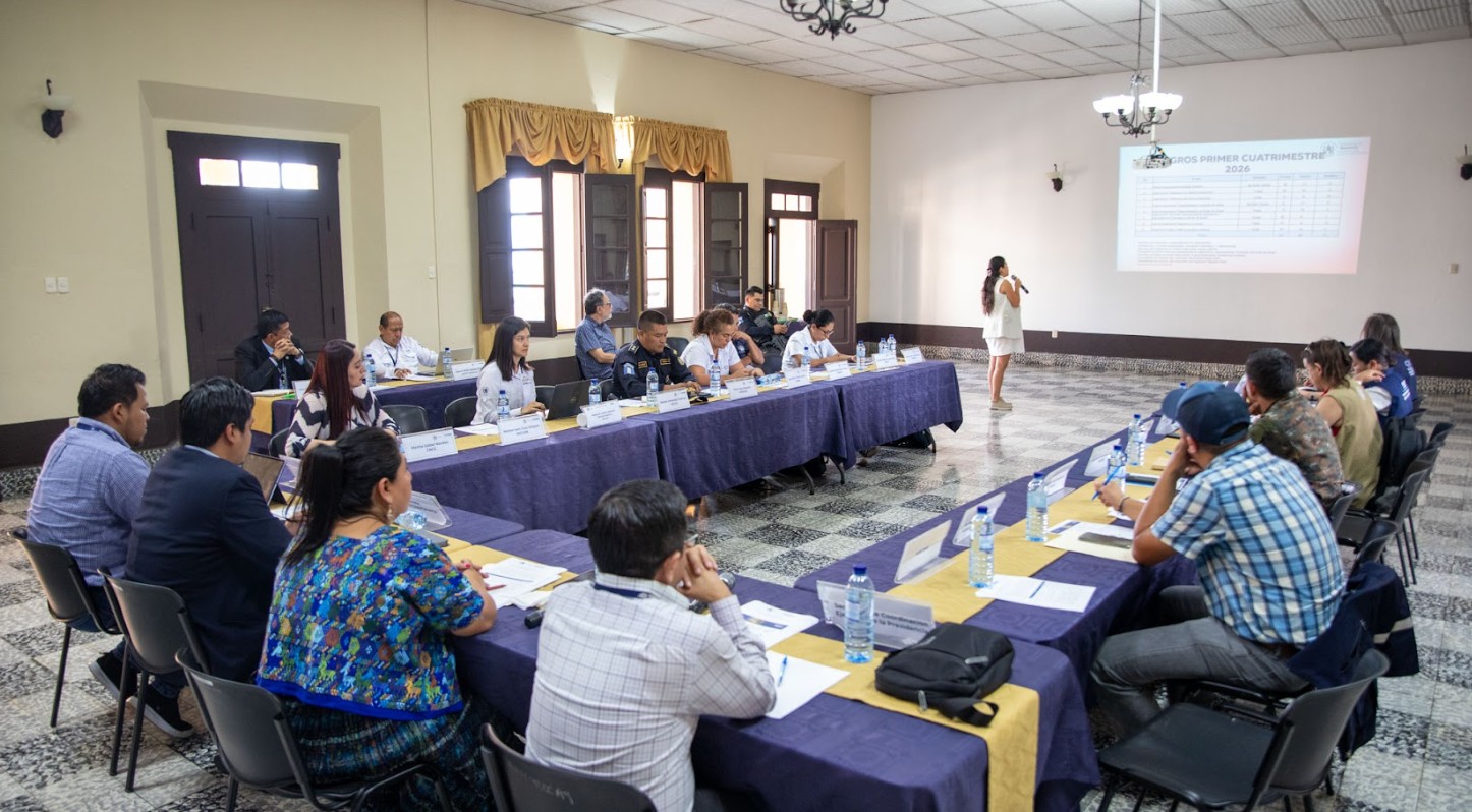 Sesión del Gabinete Departamental da seguimiento de acciones estratégicas en Alta Verapaz