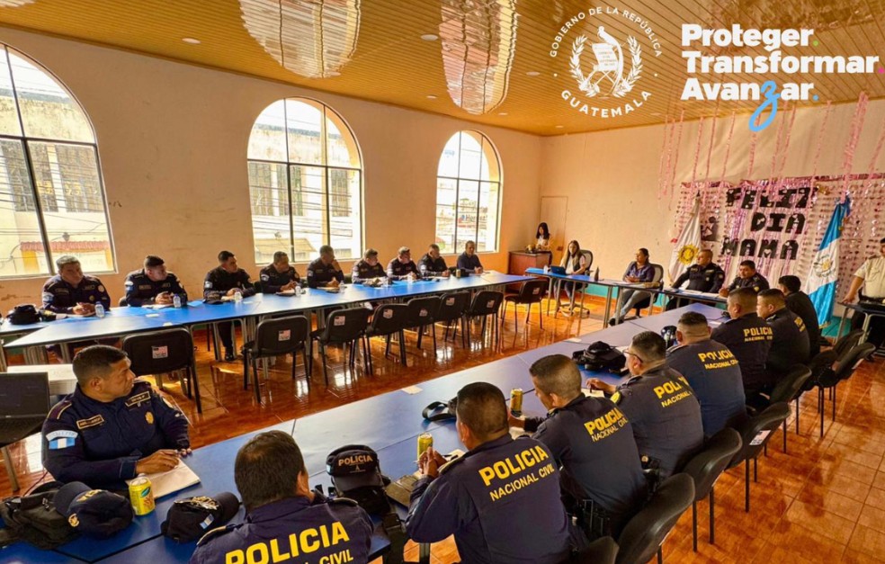Gabinete de Seguridad Departamental coordina acciones de prevención en Escuintla