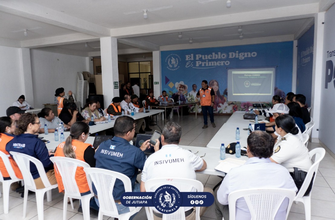 COED de Jutiapa se mantiene en apresto ante emergencias climáticas
