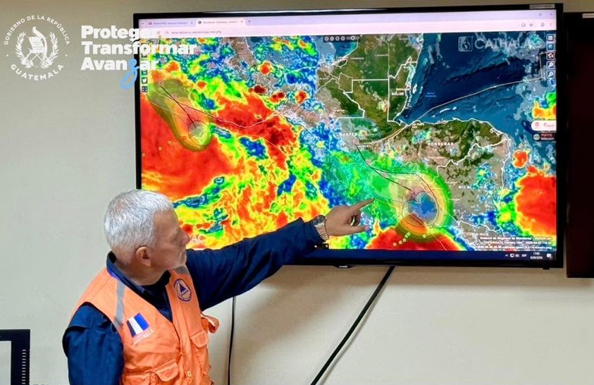 COE de Escuintla en apresto por desplazamiento de tormenta tropical Cristina