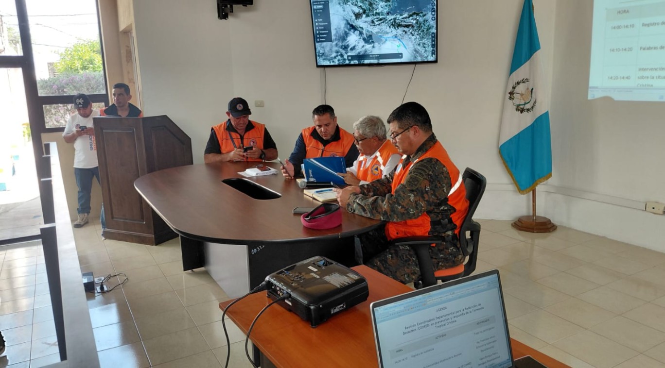 Zacapa en alerta anaranjada por desplazamiento de tormenta tropical Cristina